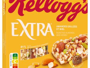 Μπάρες Δημητριακών Αμύγδαλα και Μέλι Extra Kellogg’s (4x32g)