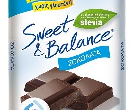 Σοκολάτα Bitter με Στέβια Sweet & Balance Γιώτης (70g)