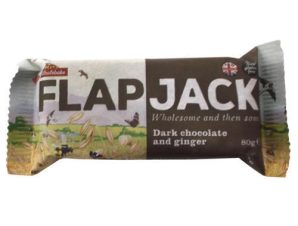 Μπάρα δημητριακών με Μαύρη Σοκολάτα και Τζίντζερ Flapjack (80 g)