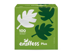 Χαρτοπετσέτα Λευκή Plus Endless (157g-100 φύλλα)