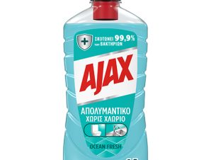 Υγρό Καθαριστικό Πατώματος Απολυμαντικό Ocean Fresh Ajax (1 lt)