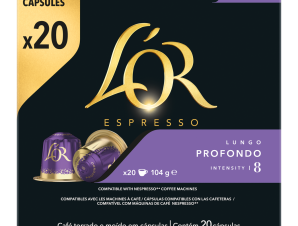 Κάψουλες espresso Lungo Profondo L’OR (20τεμ)