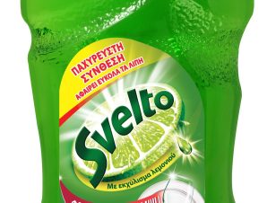 Υγρό Πιάτων Ενεργό Gel Άρωμα Λεμόνι Svelto (500 ml)