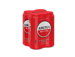 Μπύρα Lager Κουτί ΑΜΣΤΕΛ (4×500 ml)