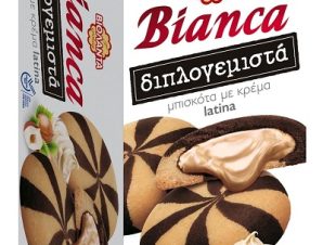 Μπισκότα Bianca Διπλογεμιστά με Κρέμα Latina Βιολάντα (225g)
