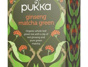 Βιολογικό Αφέψημα Ginseng Matcha Pukka (20×1,5gr)