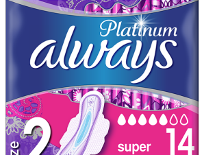 Σερβιέτες Platinum Ultra Long Plus Με Φτερά Always (Μέγεθος 2) (14τεμ) Duo pack